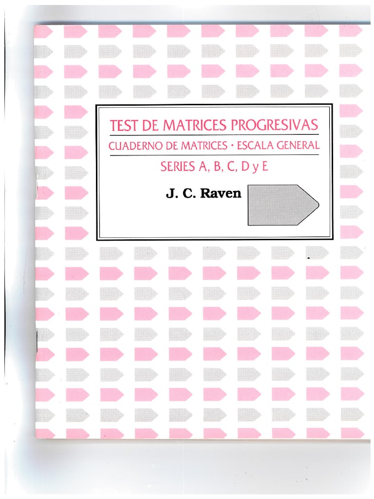 Test de Matrices Progresivas | PDF