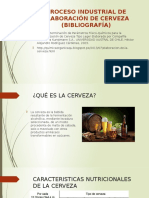 Proceso Industrial de La Elaboración de La Cerveza