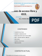 Bases de Acceso Libre y IEEE