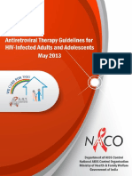 Antiretroviral Therapy Guidelines For HIV-Infected Adults and Adolescents