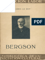 Bergson - Eduardo Le Roy