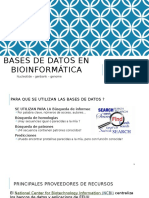 Bases de Datos en Bioinformática