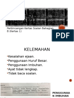 Perbincangan Soalan Bahagian B