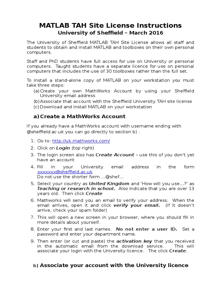 Mat Lab Installation March 2016 | Download Free PDF | Matlab ...