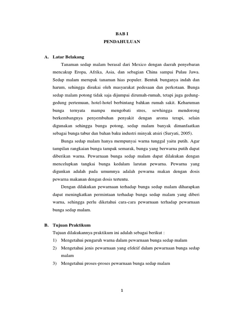 Sedap Malam Tuberosa