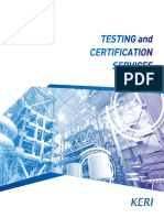 Testing and Certification Services