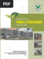 2011 - Pedoman Umum Panen Dan Pascapanen Tanaman Obat