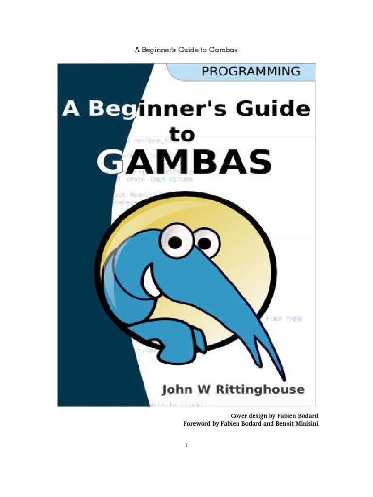 A Beginner's Guide To Gambas PDF | PDF | Control Flow | License