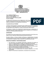 TDR Pasantia Gestion de Oficina - Naciones Unidas Bolivia