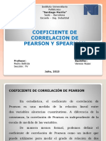 Correlación de Pearson y Spearman