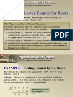 Upper and Lower Bounds For Roots