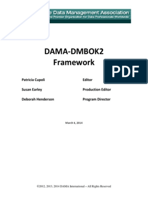 DAMA-DMBOK Functional Framework Guide