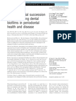 Early Microbial Succession in Redeveloping Dental Biofilms in Periodontal Health and Disease