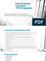 Pendaftaran Seleksi PPG Reguler Bersubsidi PDF