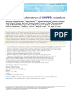 Expanding The Phenotype of GMPPB Mutations: Doi:10.1093/brain/awv013 BRAIN 2015: 138 836-844 836