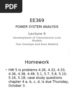 Power System Analysis: Development of Transmission Line Models Tom Overbye and Ross Baldick