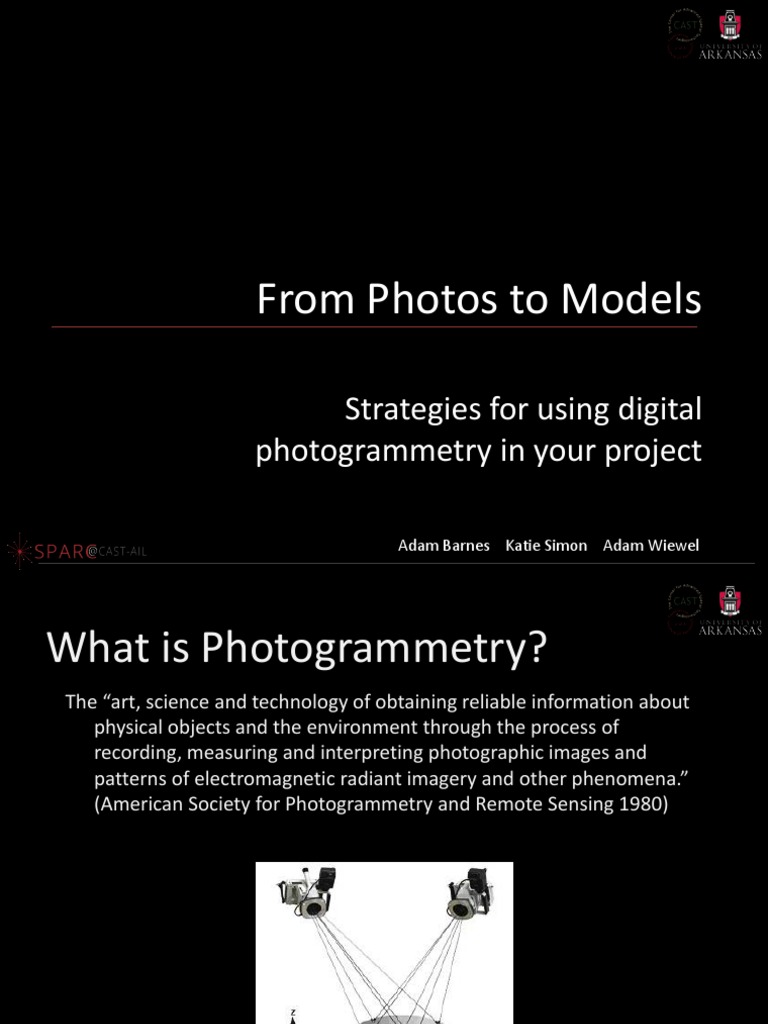 SPARC Photogrammetry Draft PDF Camera Camera Lens