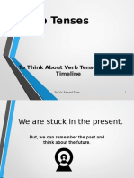 Verb Tenses: To Think About Verb Tenses, Use A Timeline
