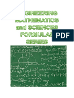 Engg Mathematics and Sciences Formulas Series