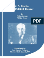 ZA Bhutto A Political Thinker