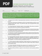 Lista Sintomas Dissociativos Crianças