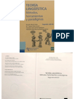 Teoria Linguistica - Metodos-Herramientas y Paradigmas-2a - Edicion PDF
