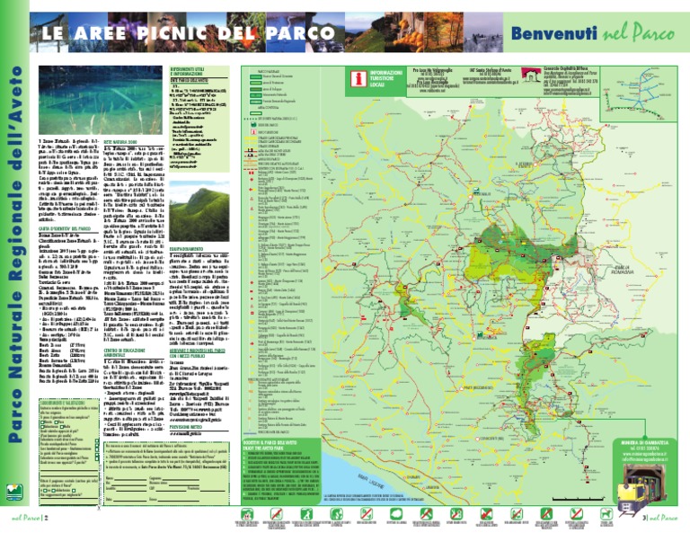 Cartina Dei Sentieri Del Parco | PDF