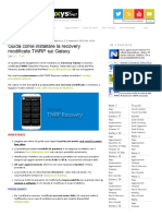 Guida Installare TWRP Recovery Sui Galaxy