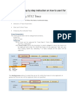 SAP Trace