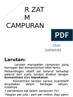 Kadar Zat Dalam Campuran