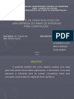 Osm em Uma Empresa Do Ramo de Materiais para Construcao