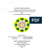 Laporan Kerja Praktek “Production equipment of Geothermal Power plant system” PT. Unit  Deng 