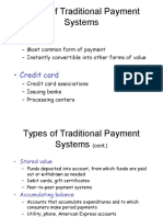 Types of Traditional Payment Systems: - Cash