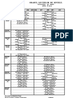 Orarul Lectiilor de Sinteza 2017