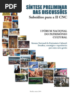 Forum Nacional de Patrimonio SinteseA5_09marco2010_I