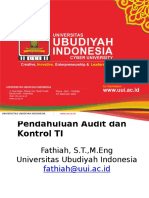 Audit TI 1 - Pendahuluan Audit Dan Kontrol TI