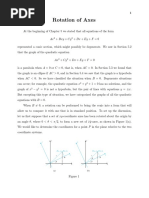 Rotation of Axes PDF