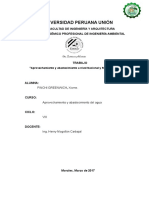 APROVECHAMIENTO Y ABASTECIMIENTO NACIONALy REGIONAL DE AGUA