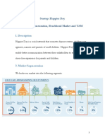 Happier Day - Market Segmentation Beachhead and TAM PDF