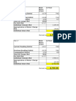 Electricity Charge Workings