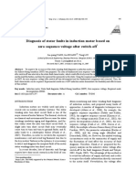 Diagnosis of Stator Faults in Induction Motor Based On Zero Sequence Voltage After Switch-Off