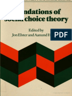 Jon ELSTER, Aanund HYLLAND (Eds.) - Foundations of Social Choice Theory