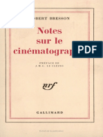 Notes Sur Cinematographe