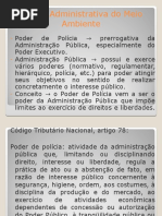 Tutelas Administrativa Do Meio Ambiente