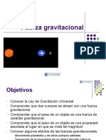 Fuerza gravitacional clave