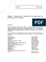 NCh0755-1996 Madera - Preservación - Medición de La Penetración de Preservantes en La Madera.