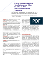 Long-Term Survival in Patients With en Bloc Pancreaticoduodenectomy - Saiura2008