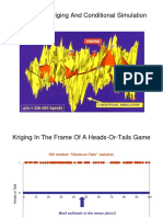 Kriging vs Conditional Simulation