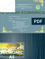 POLÍTICAS ECONÓMICAS