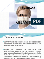 Técnicas de aislamiento para prevenir infecciones